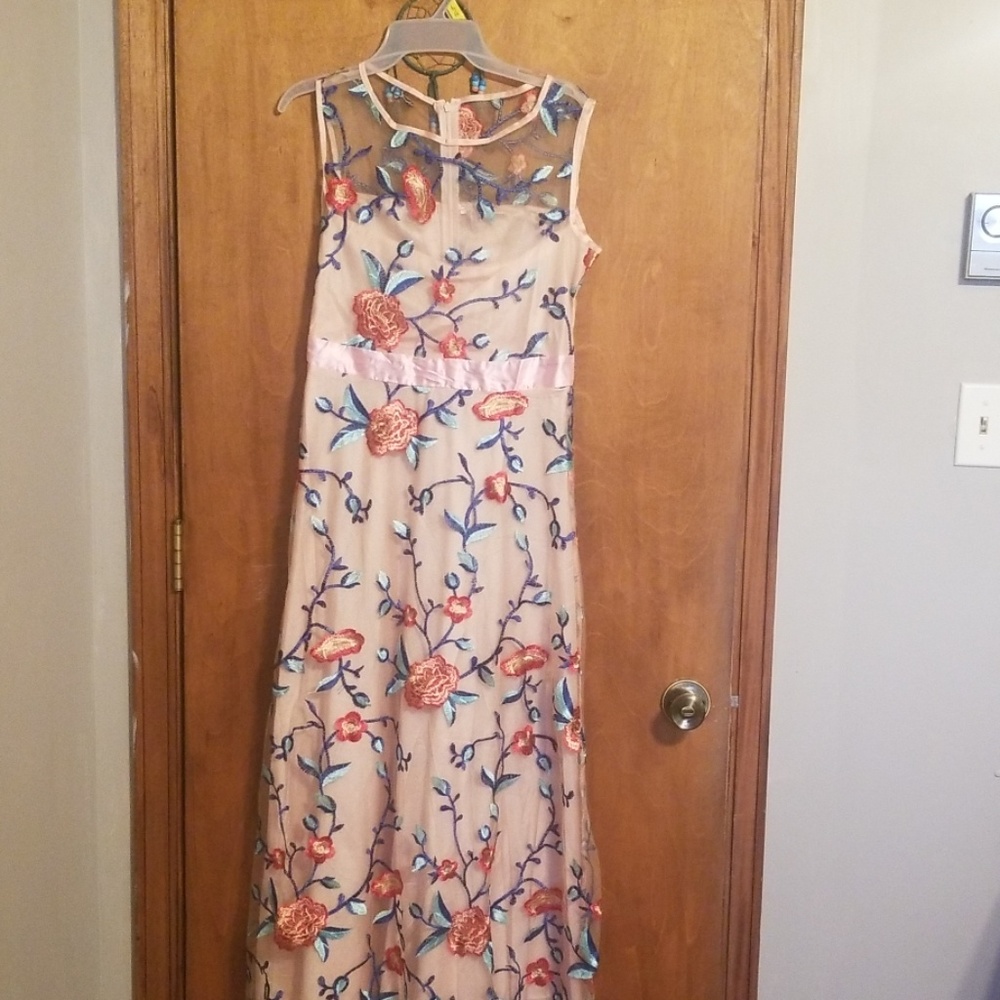 Floral Embroidered Dress